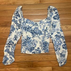 Reformation Floral Top